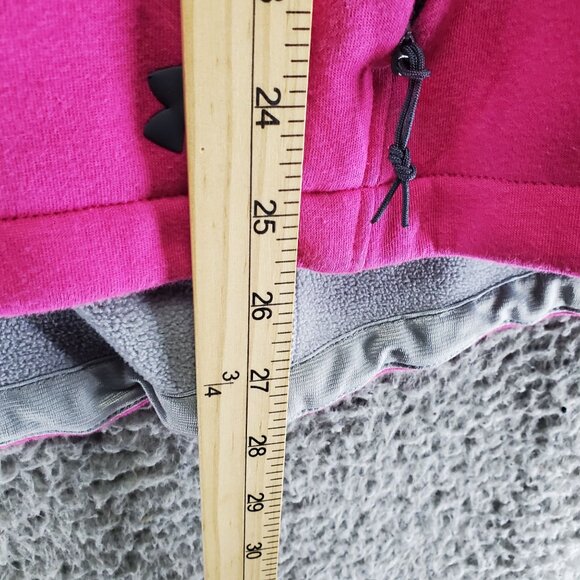 Under Armour Jacket Womens XL Pink Fitted Zip-Up Windbreaker - Picture 5 of 8